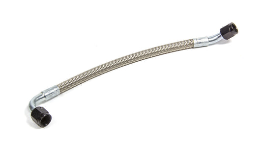 Fuel Rail Supply Line - 6 AN Braided Stainless - 90 Degree Hose End - 45 Degree Hose End - GM LS-Series - GM F-Body 1998-2002 - Each