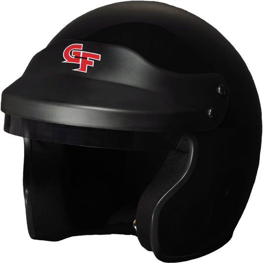 Helmet - GF1 - Open Face - Snell SA2020 - Head and Neck Support Ready - Black - Large - Each