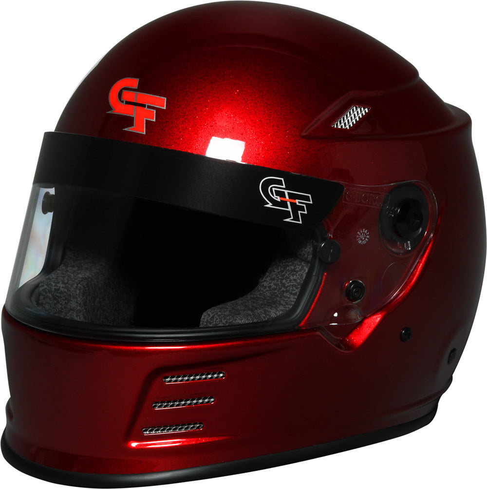 Helmet - Revo Flash - Full Face - Snell SA2020 - Head and Neck Support Ready - Red - Large - Each