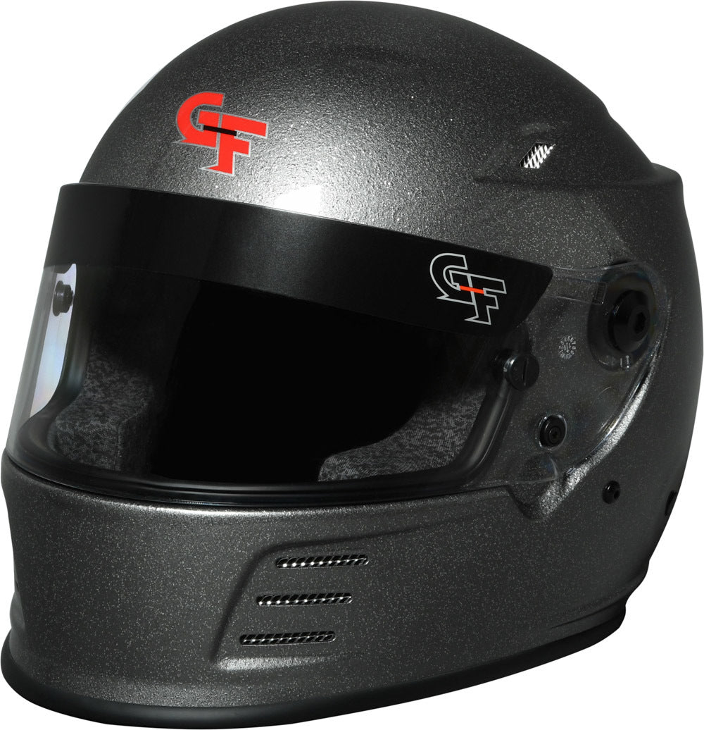 Helmet - Revo Flash - Full Face - Snell SA2020 - Head and Neck Support Ready - Silver - X-Large - Each