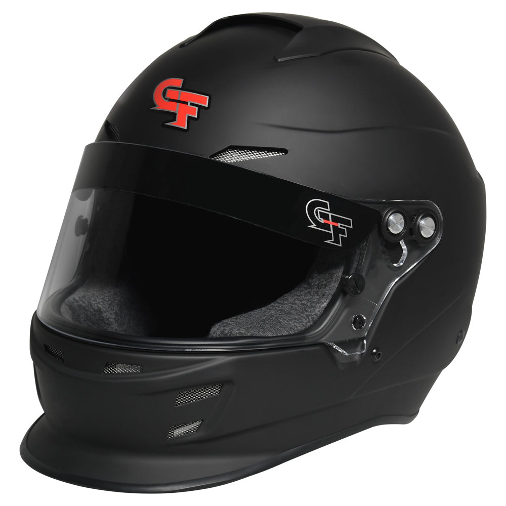 Helmet - Nova - Full Face - Snell SA2020 - FIA Approved - Head and Neck Support Ready - Flat Black - Large - Each