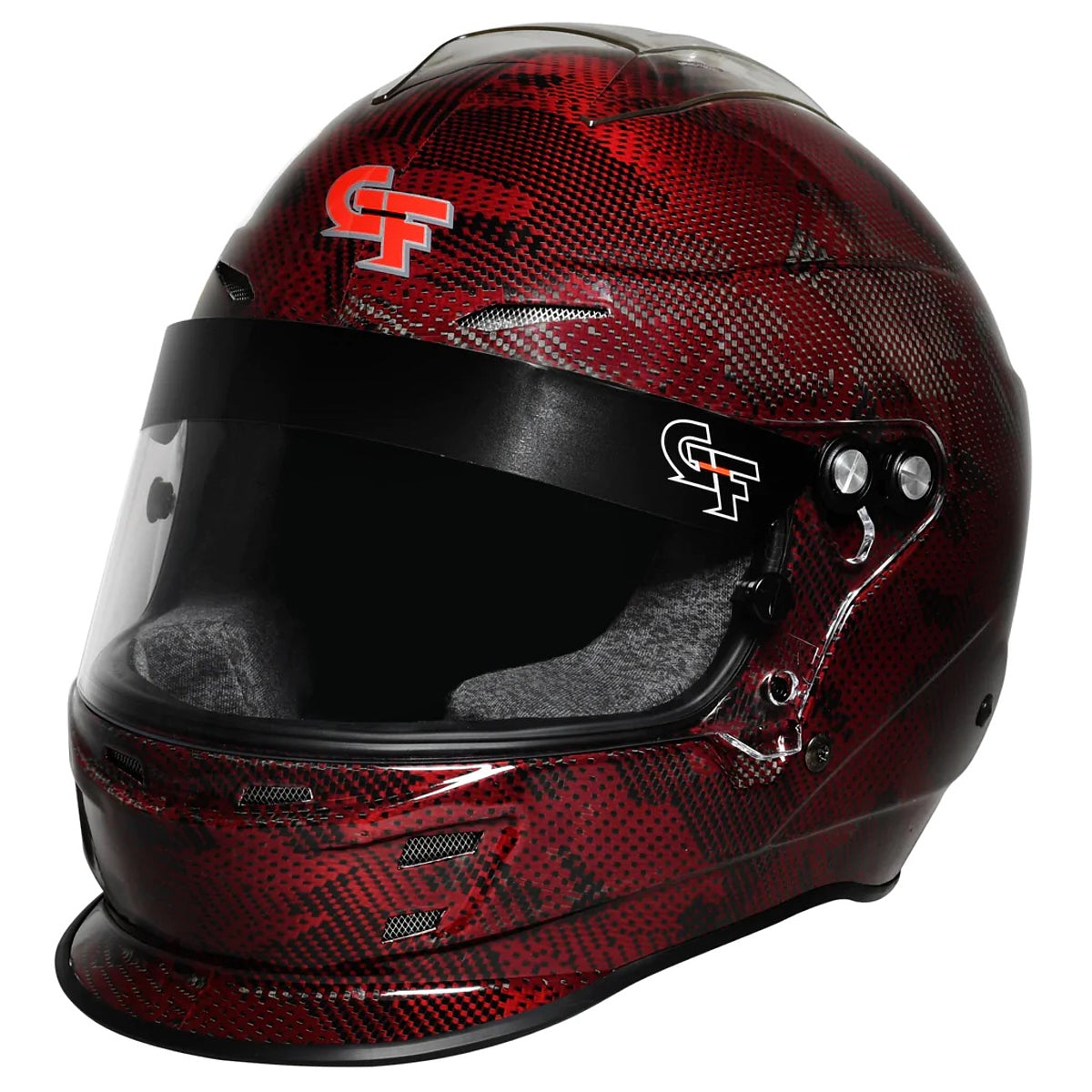 Helmet - Nova Fusion - Full Face - Snell SA 2020 - Head and Neck Support Ready - Red - Small - Each
