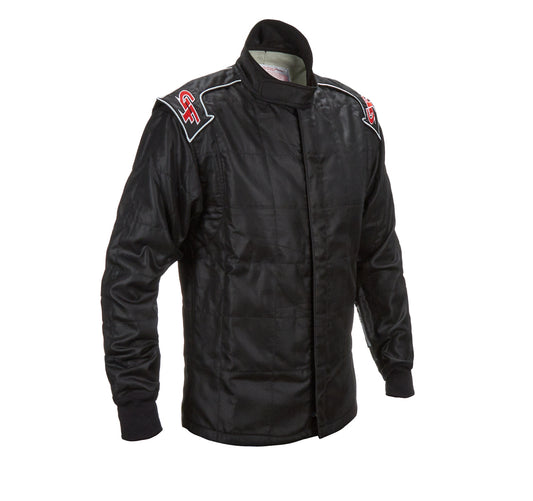 Driving Jacket - G-Limit - SFI 3.2A/5 - Multiple Layer - Fire Retardant Cotton / Nomex - Black - X-Large - Each