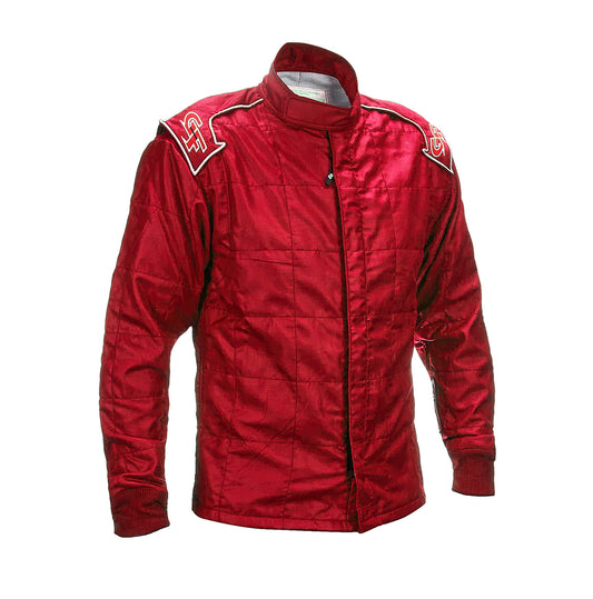 Driving Jacket - G-Limit - SFI 3.2A/5 - Multiple Layer - Fire Retardant Cotton / Nomex - Red - X-Large - Each