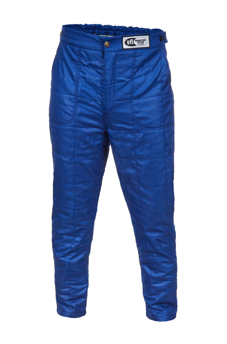 Driving Pants - G-Limit - SFI 3.2A/5 - Multiple Layer - Fire Retardant Cotton / Nomex - Blue - Medium - Each