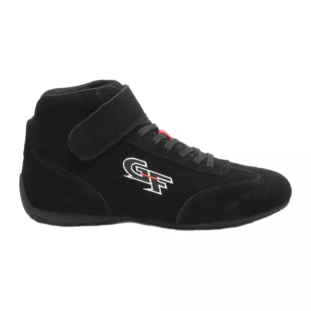Shoe - G35 - Driving - Mid-Top - SFI 3.3/5 - Suede / Leather Outer - Fire Retardant Cotton Inner - Black - Size 5 - Pair
