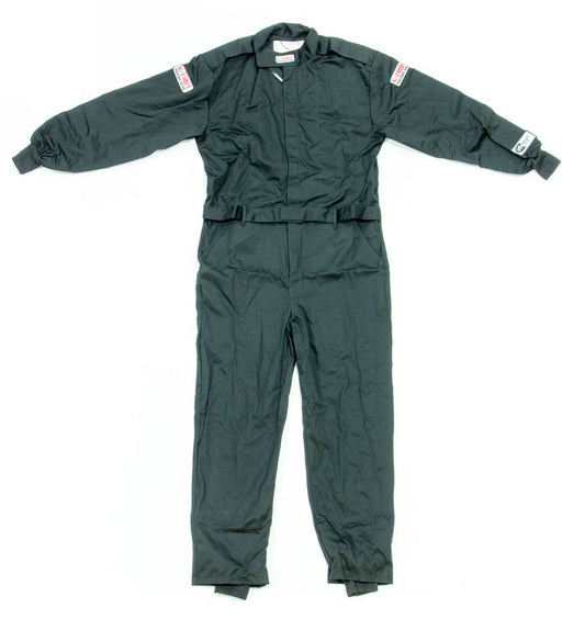 Driving Suit - GF125 - 1-Piece - SFI 3.2A/1 - Single Layer - Fire Retardant Cotton - Black - Large - Each