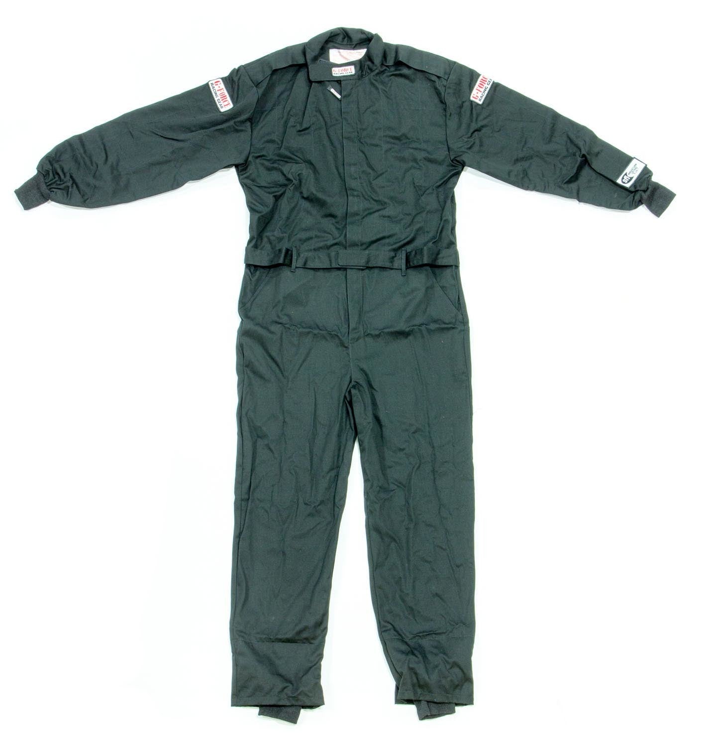 Driving Suit - GF125 - 1-Piece - SFI 3.2A/1 - Single Layer - Fire Retardant Cotton - Black - Small - Each