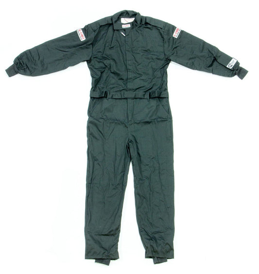 Driving Suit - GF125 - 1-Piece - SFI 3.2A/1 - Single Layer - Fire Retardant Cotton - Black - Small - Each