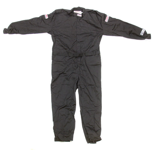 Driving Suit - GF125 - 1-Piece - SFI 3.2A/1 - Single Layer - Fire Retardant Cotton - Black - 3X-Large - Each