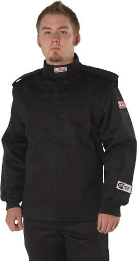 Driving Jacket - GF525 - SFI 3.2A/5 - Double Layer - Fire Retardant Cotton - Black - 3X-Large - Each