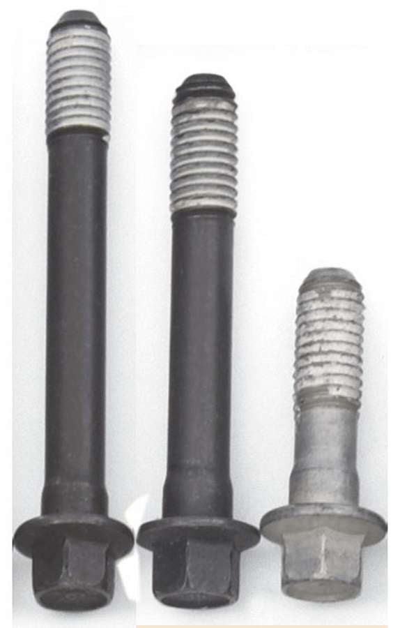 Cylinder Head Bolt Kit - Hex Head - Steel - Black Oxide / Natural - Small Block Chevy - Kit