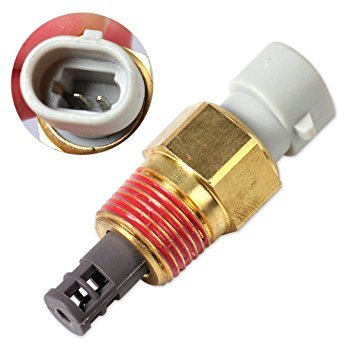 Temperature Sending Unit - Electric - 3/8 in NPT - Digital - Brass - Natural - Intake Air - Various GM - Each