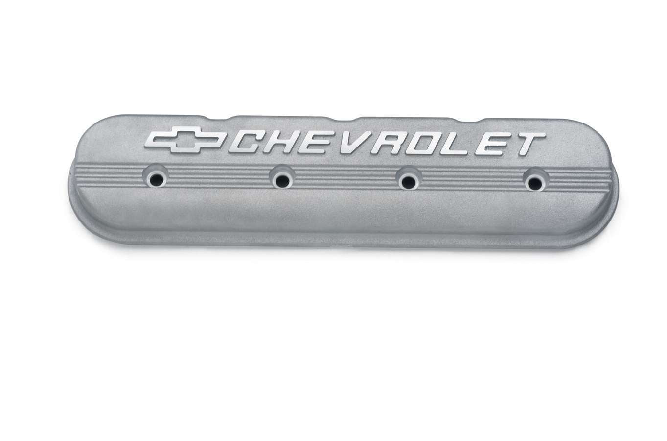 Valve Cover - Competition - Stock Height - Hardware / Gaskets - Chevrolet Logo - Aluminum - Natural - GM LS-Series - Each