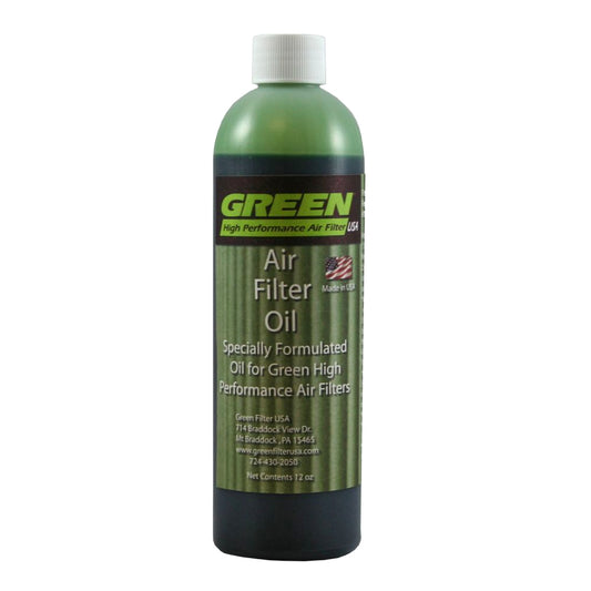 Air Filter Oil - Synthetic - 12 oz Bottle - Green Air Filters - Each