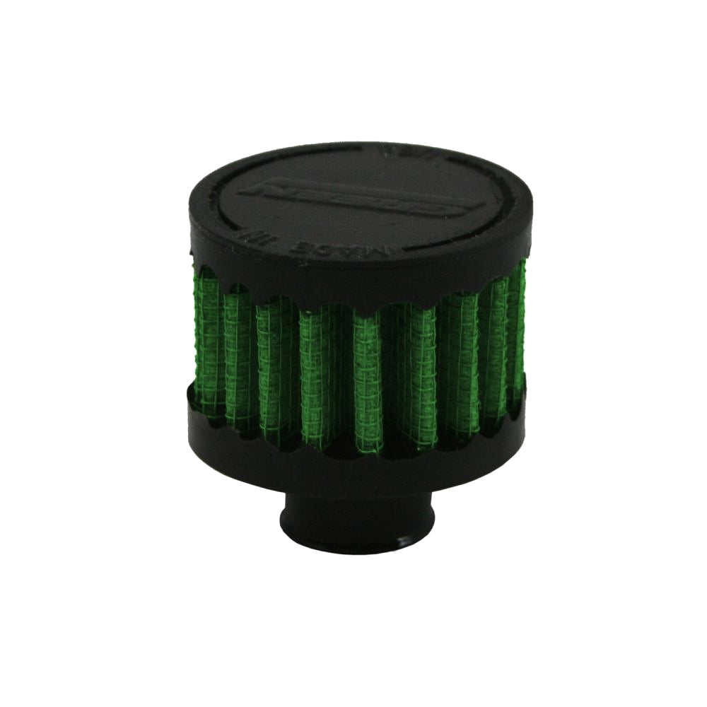 Breather - Clamp-On - Round - 0.59 in OD Tube - Reusable - Rubber - Black - Each