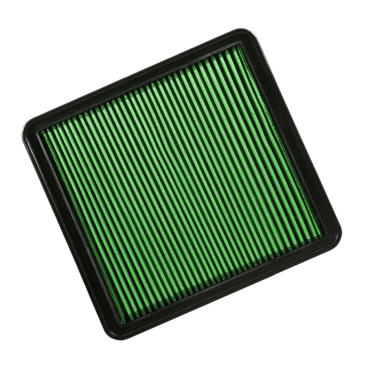Air Filter Element - Panel - Reusable Cotton - Green - Ford Fullsize Truck 2008-22 - Each