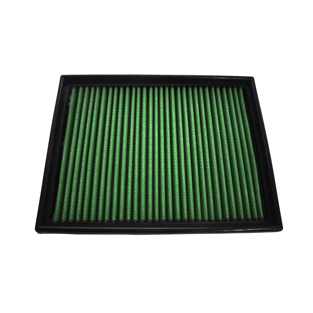 Air Filter Element - Panel - Reusable Cotton - Green - Various Ford / Lincoln Applications - Each