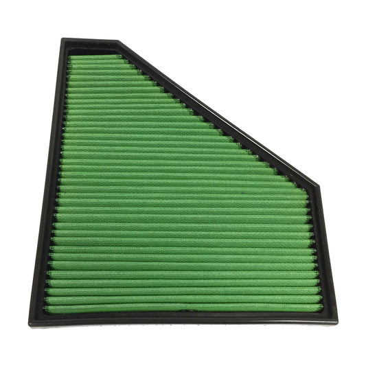 Air Filter Element - Panel - Reusable Cotton - Green - Chevy Camaro / Cadillac CTS / ATS 2013-22 - Each