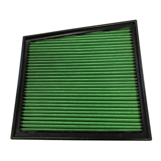 Air Filter Element - Panel - Reusable Cotton - Green - GM Fullsize Truck 2017-19 - Each