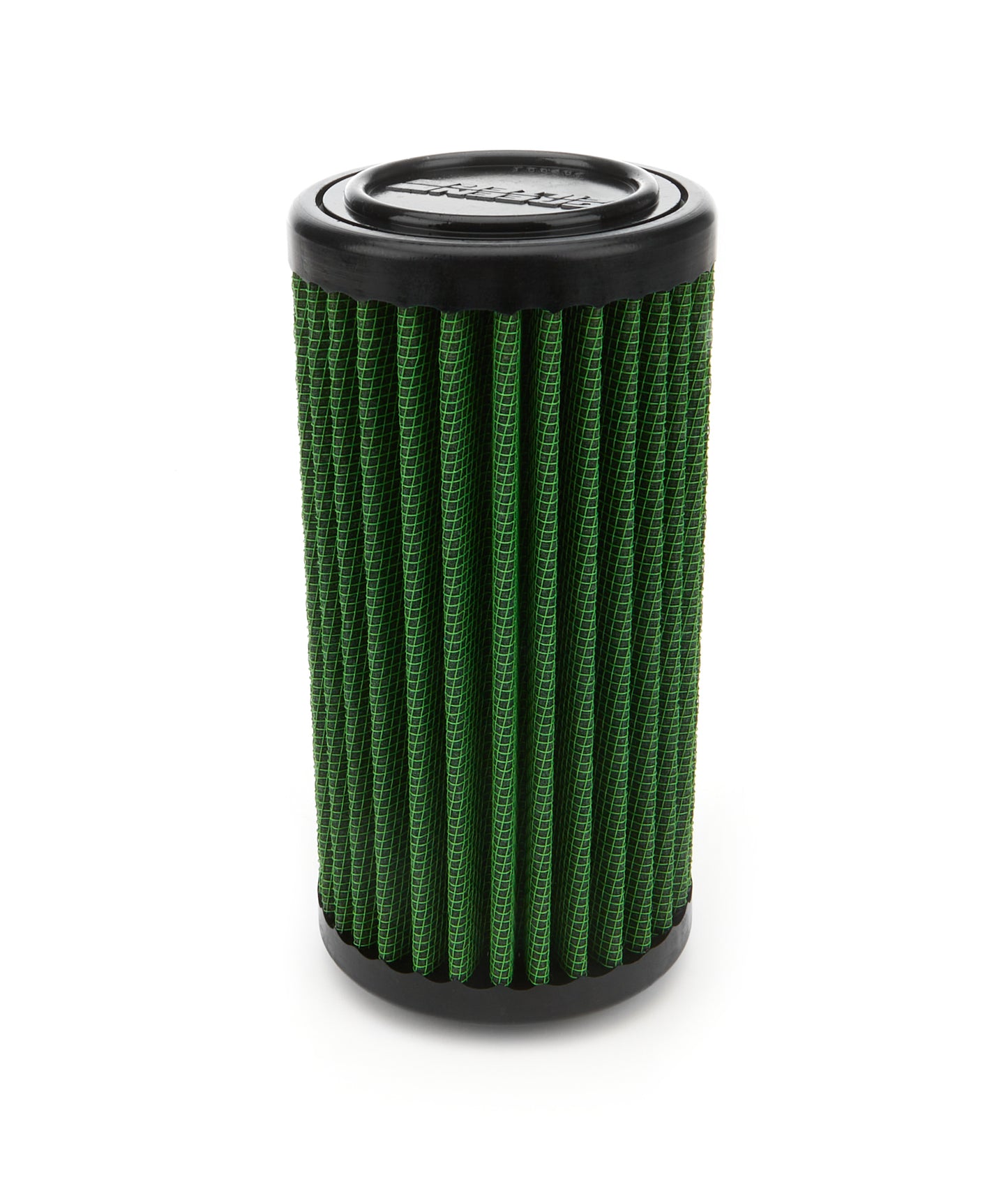 Air Filter Element - Round - 3.5 in Diameter - 7 in Tall - 2 in Flange - Reusable Cotton - Green - Universal - Each