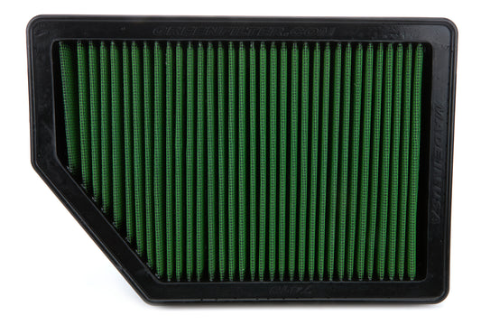 Air Filter Element - Panel - 13.5 in L x 9.375 in W x 2.25 in H - Reusable Cotton - Green - GM Fullsize Truck 2020-24 - Each