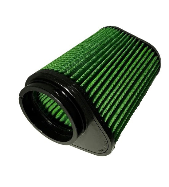 Air Filter Element - Conical - OE Replacement - Reusable Cotton - Green - Dodge Challenger 2017-23 - Each