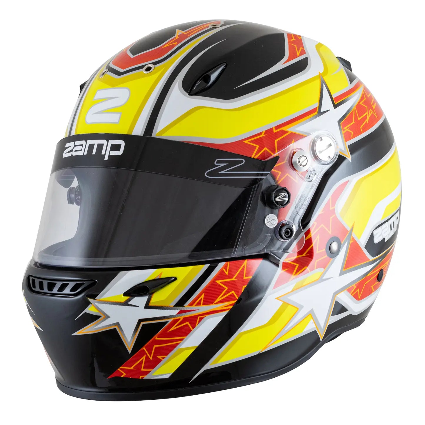 ZR-72 Graphic - Gloss Black/Yellow/Orange - Small