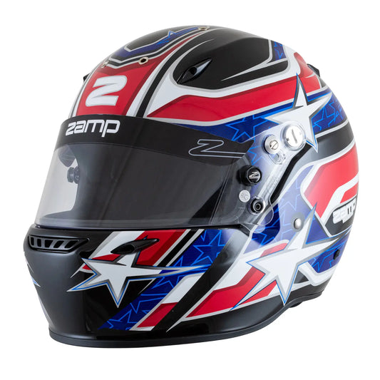 ZR-72 Graphic - Gloss Black/Red/Blue - Large
