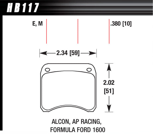 Brake Pads - Blue 9012 Compound - Intermediate Torque - Medium Temperature - Rear - Universal - Set of 4