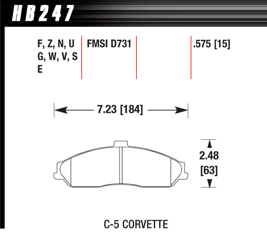 Brake Pads - Performance Ceramic Compound - Front - GM 1997-2013 - Set of 4