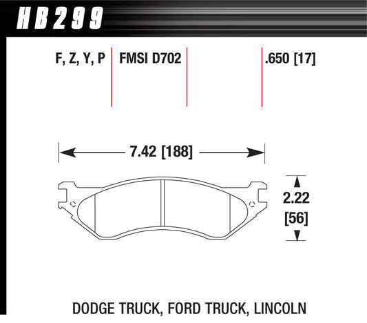 Brake Pads - Super Duty Compound - High Torque - Various Applications - Set of 4