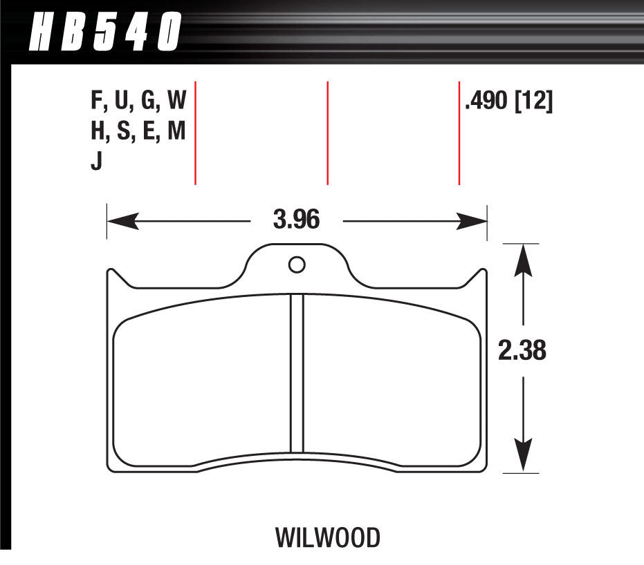 Brake Pads - DTC-60 Compound - High Torque - Front / Rear - Universal - Set of 4