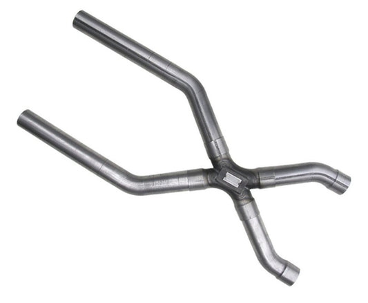 Engine & Accessories X-Pipe - X-Treme X-Junction Crossover System - Straight - 3 in Inlets - 3 in Outlets - Steel - Natural - Universal - Each