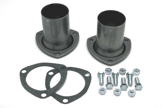 Collector Reducer - 3 in Inlet to 2-1/4 in OD Outlet - 3-Bolt Flange - Gasket - Steel - Natural - Pair