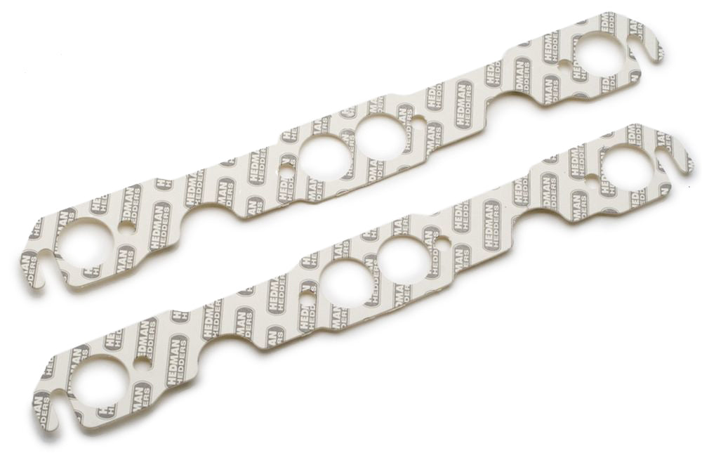 Engine & Accessories Header / Manifold Gasket - Round Port - Small Block Chevy - Pair