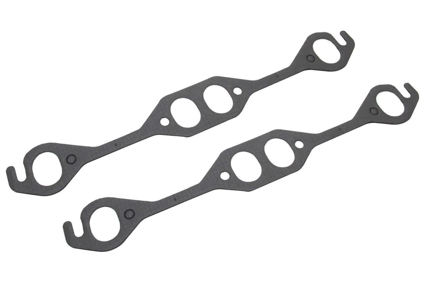 Engine & Accessories Header / Manifold Gasket - 1.270 x 1.620 in Oval Port - Steel Core Laminate - Small Block Chevy - Pair