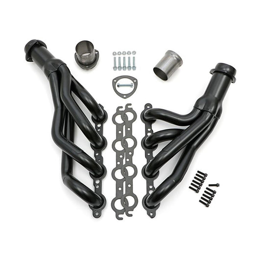 Headers - 1.75 in Primary - 3 in Collector - Steel - Black Paint - GM LS-Series - GM G-Body 1978-88 - Pair