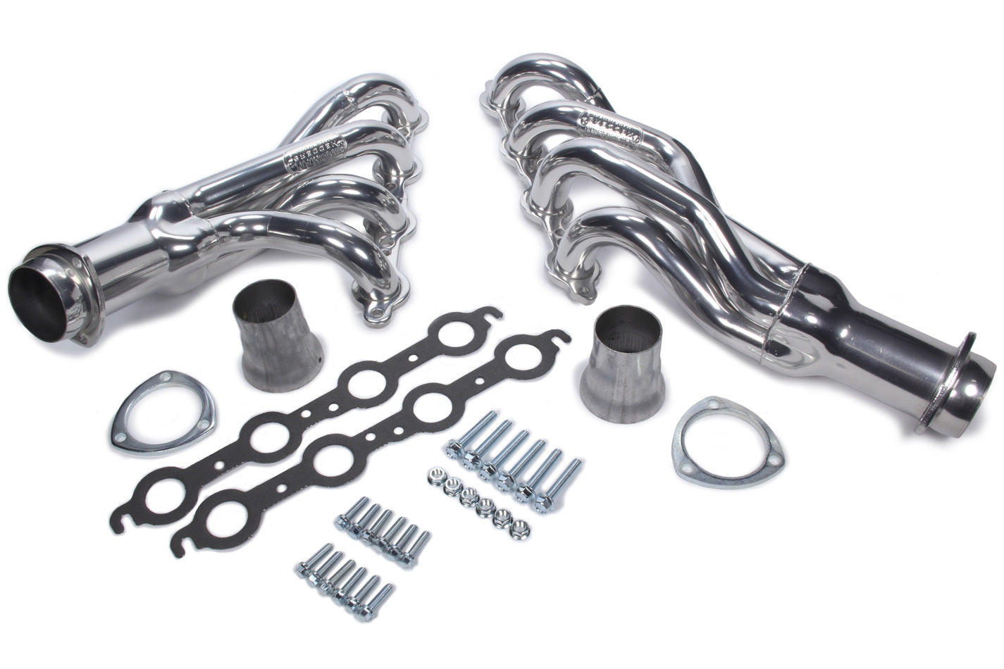 Headers - 1.75 in Primary - 3 in Collector - Steel - Silver Ceramic - GM LS-Series - GM G-Body 1978-88 - Pair