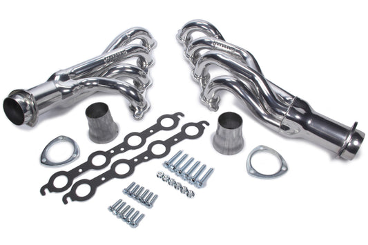 Headers - 1.75 in Primary - 3 in Collector - Steel - Silver Ceramic - GM LS-Series - GM G-Body 1978-88 - Pair