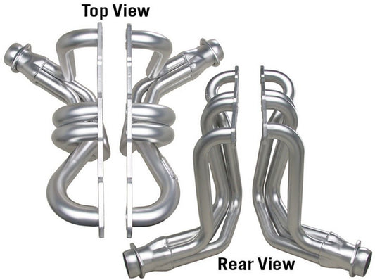 Headers - Elite Ultra-Duty - 1.625 in Primary - 3 in Collector - Steel - Metallic Ceramic - Small Block Chevy - Chevy A-Body / B-Body 1958-64 - Pair
