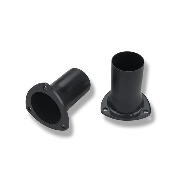 Collector Reducer - 3 in Inlet to 2-1/2 in Outlet - 3-Bolt Flange - Steel - Black Paint - Pair