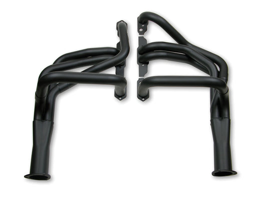 Headers - Super Competition - 1.75 in Primary - 3 in Collector - Steel - Black Paint - Small Block Chevy - Chevy Vega 1971-80 - Pair