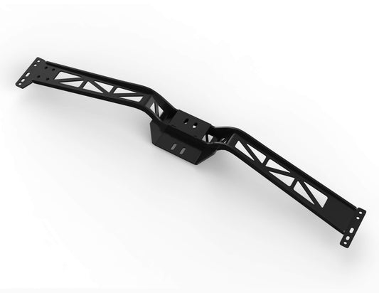 Transmission Crossmember - Bolt-On - Steel - Black Powder Coat - GM A-Body 1968-72 - Each