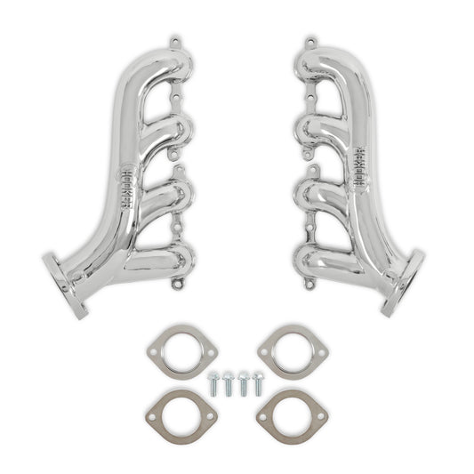Engine & Accessories Manifold - BlackHeart - 2-1/2 in Outlet - Stainless - Polished - GM LS-Series - Pair