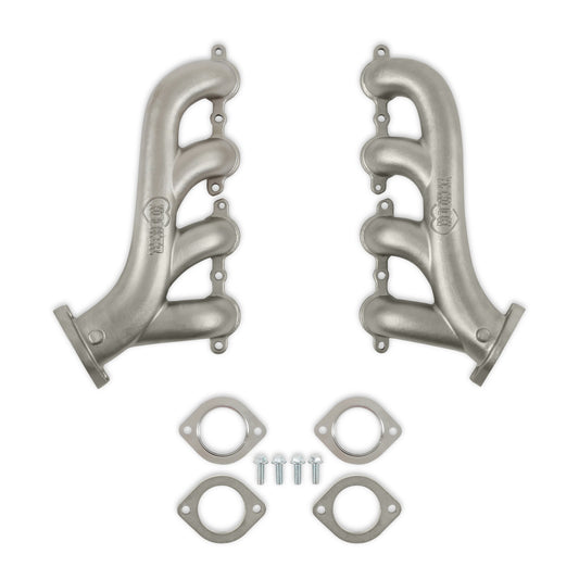 Engine & Accessories Manifold - BlackHeart - 2-1/2 in Outlet - Stainless - Natural - GM LS-Series - Pair