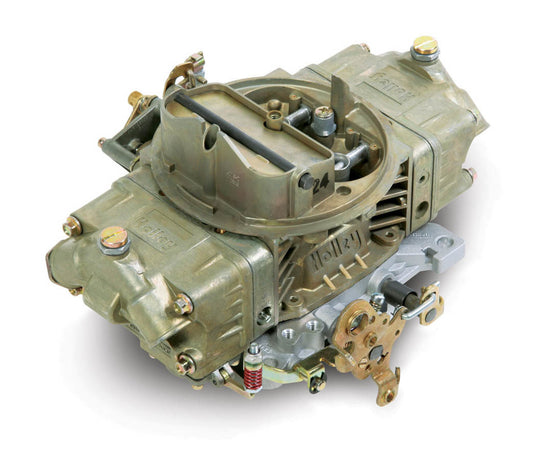 Carburetor - Classic - Model 4150 - 4-Barrel - 600 CFM - Square Bore - Manual Choke - Mechanical Secondary - Dual Inlet - Aluminum - Gold Chromate - Each