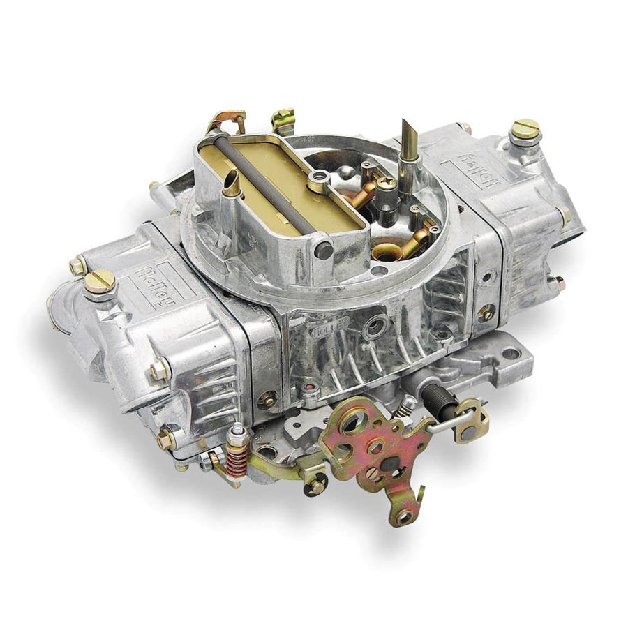 Carburetor - Double Pumper - Model 4150 - 4-Barrel - 600 CFM - Square Bore - Manual Choke - Mechanical Secondary - Dual Inlet - Aluminum - Tumble Polished - Each