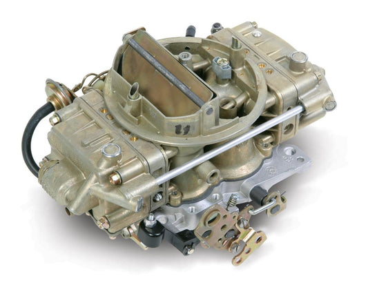 Carburetor - Model 4165 - 4-Barrel - 650 CFM - Spread Bore - Divorced Choke - Mechanical Secondary - Single Inlet - Gold Chromate - Each