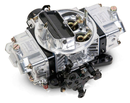 Carburetor - Ultra Double Pumper - Model 4150 - 4-Barrel - 750 CFM - Square Bore - Electric Choke - Mechanical Secondary - Dual Inlet - Aluminum - Black Anodized / Tumble Polished - Each